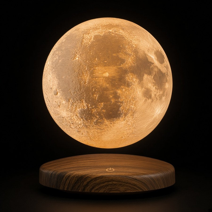 LunaFloat Magnetic Levitating 3D Moon Lamp