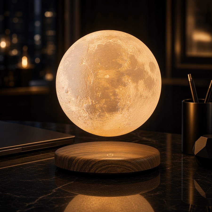 LunaFloat Desk Setup View